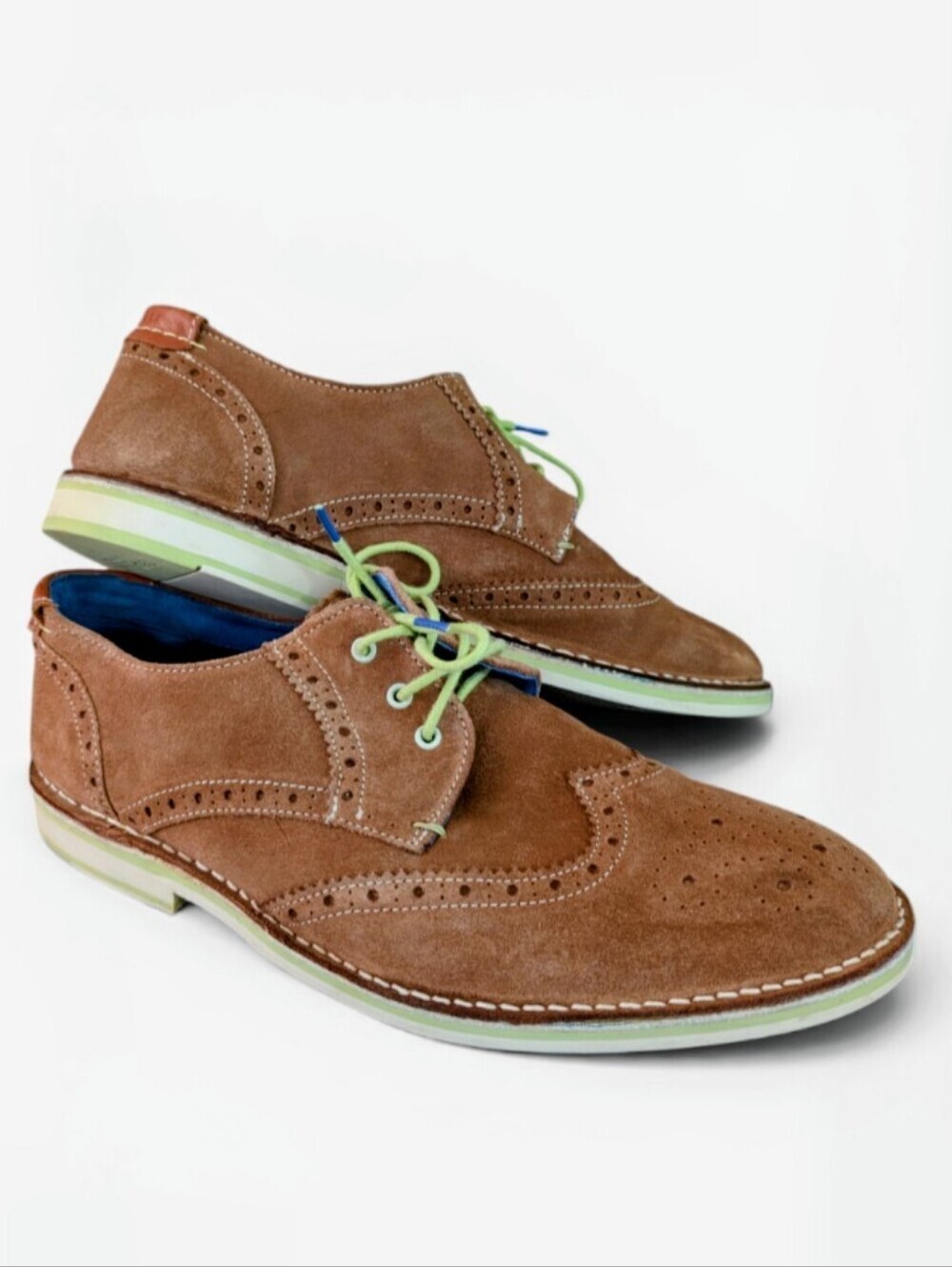 Ted Baker Jamfro Suede Derby Oxford Wingtip Shoes